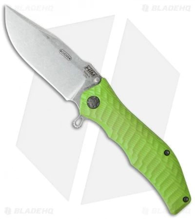 HTM Darrel Ralph Gun Hammer Bowie Spring Assisted Knife Green (3.5" Acid SW) 3 HTM Darrel Ralph Gun Hammer Bowie Spring Assisted Knife Green (3.5" Acid SW)