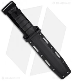 Ka-Bar Full-Size Fighting/Utility Knife Black GFN Sheath (7" Black Serr) 1214 -Knife Sale Shop ka bar 02 1214 sheath