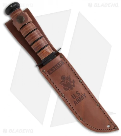 Ka-Bar Bowie US ARMY Full-Size Fixed Blade Knife (7" Black) 02-1220 4 Ka-Bar Bowie US ARMY Full-Size Fixed Blade Knife (7" Black) 02-1220 - Image 2