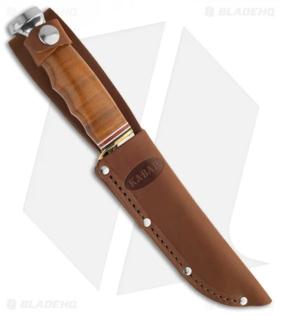 Ka-Bar Skinner Hunting Fixed Blade Knife Leather (4.375" Polish) 1233 4 Ka-Bar Skinner Hunting Fixed Blade Knife Leather (4.375" Polish) 1233 - Image 2