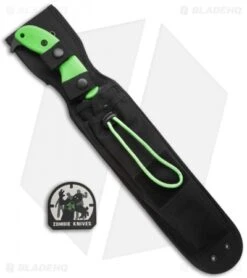 Ka-Bar War Sword Zombie Killing Fixed Blade Knife (9.75" Black Plain) 5701 -Knife Sale Shop ka bar zombie 02 1507 sheath
