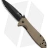Kershaw Emerson CQC-4K Frame Lock Knife Brown G-10 (3.25" Black) 6054BRNBLK -Knife Sale Shop kershaw cqc 4k 6054brnblk BHQ 21424 jr