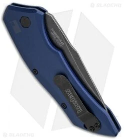 Kershaw Launch 1 Automatic Knife Blue Aluminum (3.4" BlackWash) 7100BLUBW 10 Kershaw Launch 1 Automatic Knife Blue Aluminum (3.4" BlackWash) 7100BLUBW -Knife Sale Shop kershaw launch auto 1 blackwash blue side cm