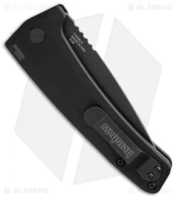 Kershaw Launch 3 Automatic Knife Black Aluminum (3.4" Black) 7300BLK -Knife Sale Shop kershaw launch auto 3 7300blk side cm