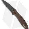 Kershaw Leek Assisted Opening Knife Brown (3" Black) Elmax 1660SWBRN -Knife Sale Shop kershaw leek 160bwbrn cm