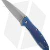 Kershaw Leek Assisted Opening Knife Blue (3" Stonewash) 1660SWBLUE 2 Kershaw Leek Assisted Opening Knife Blue (3" Stonewash) 1660SWBLUE -Knife Sale Shop kershaw leek blue stone wash 1660swblue