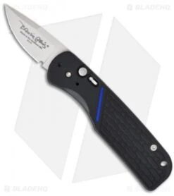 Meyerco Blackie Collins Thin Blue Line Civilian Deuce Auto (1.9" Bead Blast)