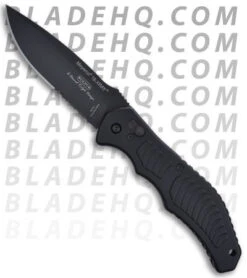 Meyerco 18 X-Ray Spear Point Automatic Knife (3.8" Black Serr) MFXRAY1 -Knife Sale Shop meyerco MFXRAY1