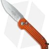 Microtech LUDT Automatic Knife Orange (3.4" Stonewash Serr) 135-11OR -Knife Sale Shop microtech 135 11or cm