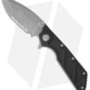 Microtech DOC Flipper Knife Aluminum Folder (3.75" Bead Blast Serr) 153-8 -Knife Sale Shop microtech doc bead blast serrated 153 8