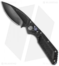 Marfione Custom DOC Killswitch Automatic Knife Carbon Fiber (3.75" DLC Tri-Tone)