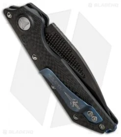 Marfione Custom DOC Killswitch Automatic Knife Carbon Fiber (3.75" DLC Tri-Tone) -Knife Sale Shop microtech doc killswitch tri tone sw elmax cf side cm