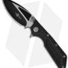 Marfione Strider Custom DOC Manual Flipper Knife (3.75" Two-Tone Black Ceramic) 1 Marfione Strider Custom DOC Manual Flipper Knife (3.75" Two-Tone Black Ceramic) -Knife Sale Shop microtech doc manual hand ground two toned black ceramic carbon fiber