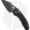 Marfione Custom Borka Blades Prototype Stitch Auto Knife Black (Acid Wash) 2 Marfione Custom Borka Blades Prototype Stitch Auto Knife Black (Acid Wash) -Knife Sale Shop microtech marfion custom stich auto acidwash BHQ 49020 dl