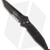 Microtech Mini Socom Tanto Automatic Knife (3.25" Black Serr) 2/2000 -Knife Sale Shop microtech mini socom auto tanto black serr 300063