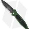 Microtech Mini Socom Manual Knife Green Aluminum (3.25" Black Serr) 12/1998 -Knife Sale Shop microtech mini socom manual green 12 1998 cm