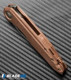 Marfione Custom Knives Sigil Flipper Knife Copper (Cowry-X/Damascus) 11 Marfione Custom Knives Sigil Flipper Knife Copper (Cowry-X/Damascus) -Knife Sale Shop microtech sigil copper w bronze hw cowry x plate bottom cm 2