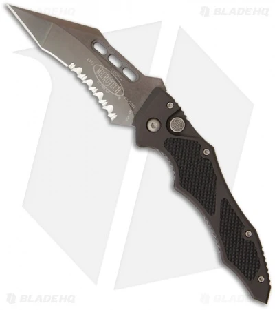 Vintage Microtech Vector Automatic Knife (3.1" Black Serr) 05/2002 3 Vintage Microtech Vector Automatic Knife (3.1" Black Serr) 05/2002