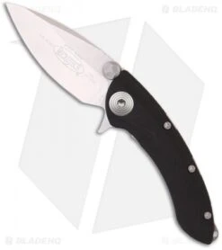 Microtech Whaleshark Flipper Knife G-10 (3.63" Stonewash Plain) 167-10