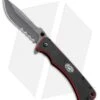Outdoor Edge Divide Frame Lock Knife Black G-10 (3.5" Black Stonewash Serr) -Knife Sale Shop outdoor edge divide black g 10 fl black sw serr BP 28212 jr