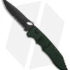 Piranha Mini Predator Tactical Automatic Knife Green (3.5" Black Serr) -Knife Sale Shop piranha Mini Predator Green Tactical Serrated Automatic Knife 3in Black BHQ 142361 td