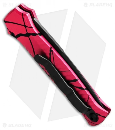 Piranha Mini-Guard Tactical Automatic Knife Hot Pink (2.9" Black) 4 Piranha Mini-Guard Tactical Automatic Knife Hot Pink (2.9" Black) - Image 2