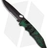 Piranha Predator Green Tactical Automatic Knife (4.1" Black Serr) -Knife Sale Shop piranha predator green tactical serr