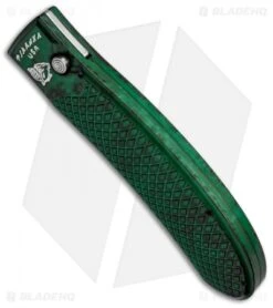 Piranha Toxin Automatic Knife Green (3.75" Mirror) -Knife Sale Shop piranha toxin green mirror ser bottom cm