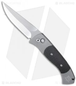 Pro-Tech Brend 3 Medium Automatic Knife Carbon Fiber (3.75" Satin)