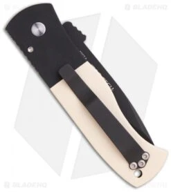 Emerson Pro-Tech CQC7-A Automatic Knife Tuxedo Ivory Micarta (3.25" Black) 5 Emerson Pro-Tech CQC7-A Automatic Knife Tuxedo Ivory Micarta (3.25" Black) -Knife Sale Shop protech emerson e7a152 cqc7 tuxedo back