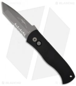 Pro-Tech Emerson CQC-7 Auto Tanto Tactical Knife W/ Solid Handle (Bead Serr)