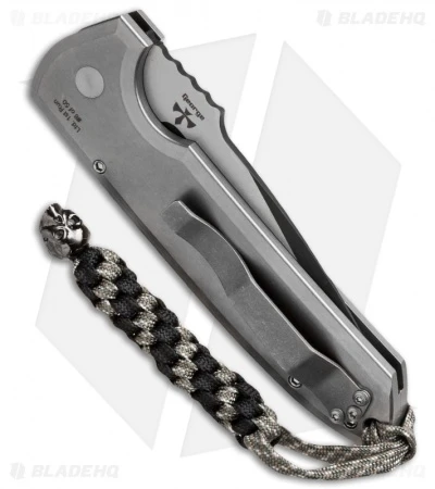 Pro-Tech Les George Rockeye Steel Custom Automatic Knife (3.375" Black CPM 154) 4 Pro-Tech Les George Rockeye Steel Custom Automatic Knife (3.375" Black CPM 154) - Image 2