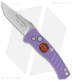 Randall King Micro Striker Purple Automatic Knife (2" Bead Blast Plain)