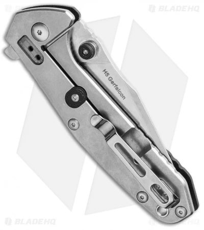 Real Steel Knives H5 Gerfalcon Frame Lock Knife Black G-10 (3.25" Stonewash) 5 Real Steel Knives H5 Gerfalcon Frame Lock Knife Black G-10 (3.25" Stonewash) - Image 3