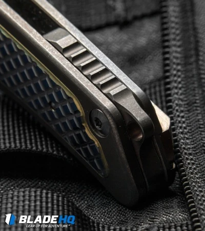 Reate Knives Wave Frame Lock Knife Titanium (3.375" Stonewash) 11 Reate Knives Wave Frame Lock Knife Titanium (3.375" Stonewash) - Image 9