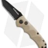 Schrade Mini Extreme Survival Tanto Auto Knife Tan (2.5" Black Serr) SC60MBRTS 1 Schrade Mini Extreme Survival Tanto Auto Knife Tan (2.5" Black Serr) SC60MBRTS -Knife Sale Shop schrade extreme survival tanto serrated sc60mbrts