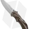 Schrade SCHA7BR Clip Point Spring Assisted Knife Brown (3.25" Bead Blast Plain) -Knife Sale Shop schrade scha7br 2