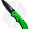 Schrade SCHA7GR Spring Assisted Knife Clip Point Green (3.25" Black) -Knife Sale Shop schrade scha7smgr 2