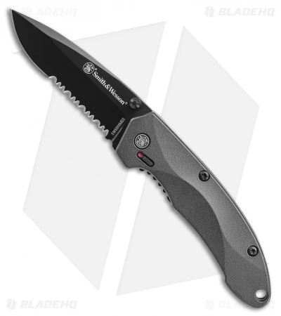 Smith & Wesson Mini S.W.A.T. Spring Assisted Knife Gray (2.25" Black) SW6000MBS 3 Smith & Wesson Mini S.W.A.T. Spring Assisted Knife Gray (2.25" Black) SW6000MBS