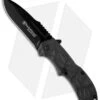 Smith & Wesson Black Ops SWBLOP3 Gray Spring Assisted Knife (3.35" Black Plain) -Knife Sale Shop smith wesson black ops swblop3