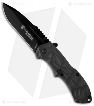 Smith & Wesson Black Ops SWBLOP3 Gray Spring Assisted Knife (3.35" Black Plain) 3 Smith & Wesson Black Ops SWBLOP3 Gray Spring Assisted Knife (3.35" Black Plain)
