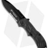Smith & Wesson Black Ops Gray Spring Assisted Knife (3.35" Black Serr) SWBLOP3S -Knife Sale Shop smith wesson black ops swblop3s
