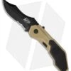 Smith & Wesson Desert MAGIC Spring Assisted Knife (3" Black Serr) SWMP1BSD -Knife Sale Shop smith wesson desert magic swmp1bsd sand