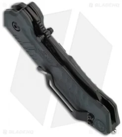 Smith & Wesson MAGIC Spring Assisted Tanto Knife (3" Black Serr) SWMP2BS -Knife Sale Shop smith wesson military police swmp2bs serr grey sid