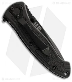 Smith & Wesson Medium SWAT MAGIC Spring Assist Knife (3.2" Black Serr) SWATMBS -Knife Sale Shop smith wesson swatmb back