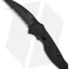 SOG Flash II Rescue Assisted Opening Knife (3.5" Black Serr) TFSA-6 -Knife Sale Shop sog flash rescue black tini tfsa 6