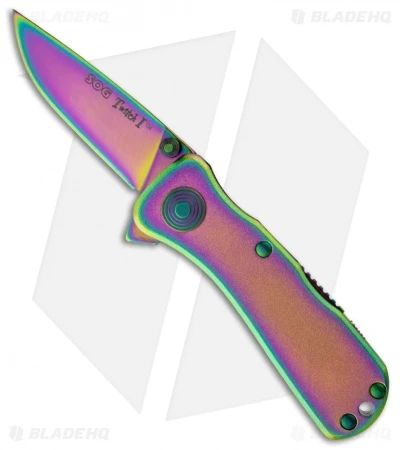 SOG Twitch I Spring Assisted Knife (2" Spectrum) TWI-2 3 SOG Twitch I Spring Assisted Knife (2" Spectrum) TWI-2