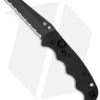 Spyderco Autonomy Automatic Knife (3.75" Black Serr) C165GSBBK -Knife Sale Shop spyderco autonomy c165gsbbk cm