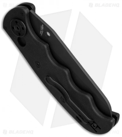 Spyderco Autonomy Automatic Knife (3.75" Black Serr) C165GSBBK 5 Spyderco Autonomy Automatic Knife (3.75" Black Serr) C165GSBBK - Image 3