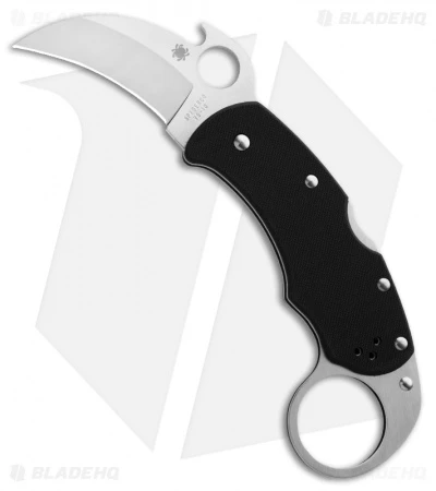 Spyderco Karahawk Folding Knife W/ Emerson Opener (2.36" Satin) C170GP 3 Spyderco Karahawk Folding Knife W/ Emerson Opener (2.36" Satin) C170GP